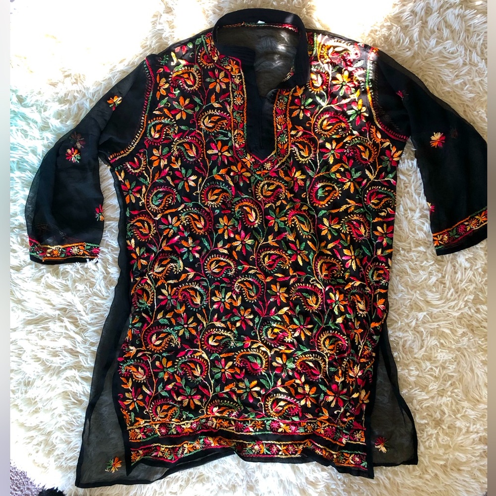 XXL (54) Hand Embroided Tunic